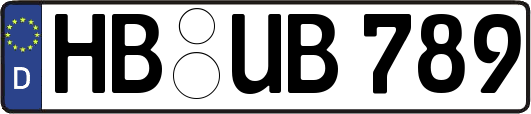HB-UB789