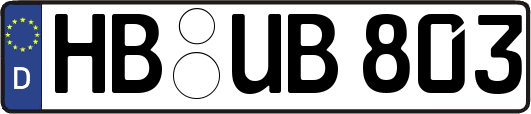 HB-UB803