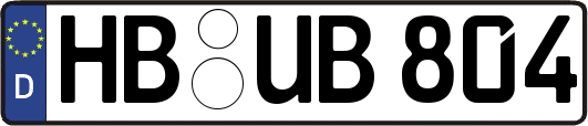 HB-UB804