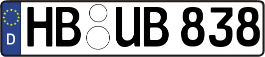 HB-UB838