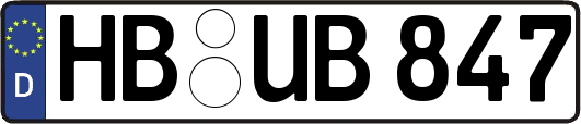 HB-UB847