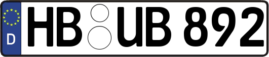 HB-UB892