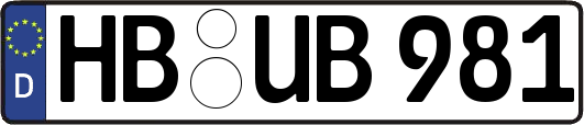 HB-UB981