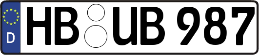 HB-UB987