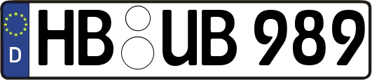 HB-UB989