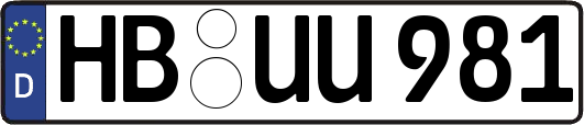 HB-UU981