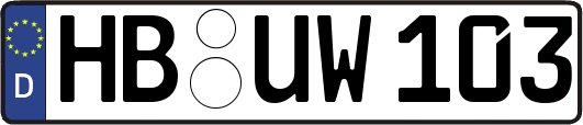 HB-UW103