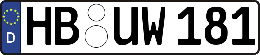 HB-UW181