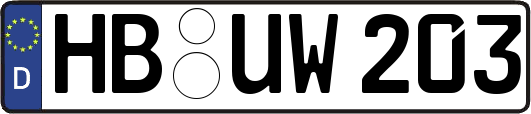 HB-UW203