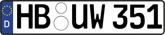 HB-UW351