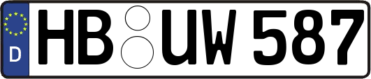 HB-UW587