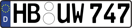HB-UW747