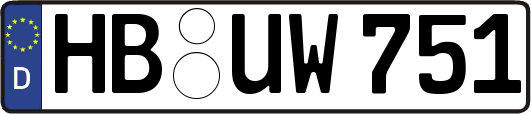 HB-UW751