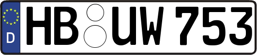 HB-UW753