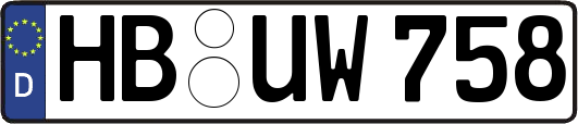 HB-UW758