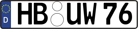 HB-UW76