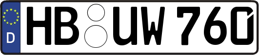 HB-UW760