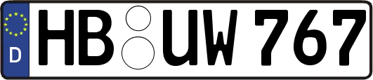 HB-UW767