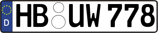 HB-UW778
