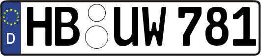 HB-UW781