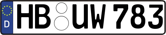 HB-UW783