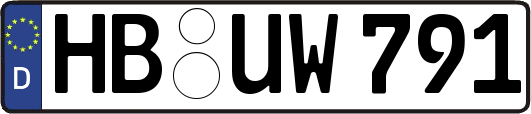 HB-UW791