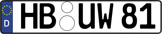 HB-UW81