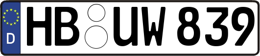 HB-UW839