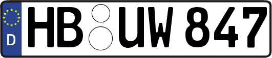 HB-UW847