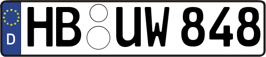 HB-UW848