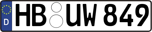 HB-UW849