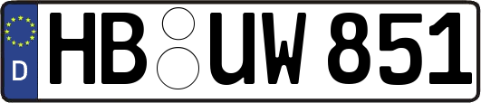 HB-UW851