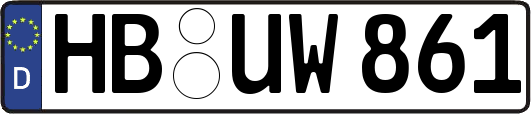HB-UW861