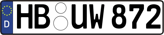 HB-UW872