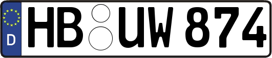HB-UW874
