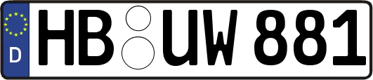 HB-UW881