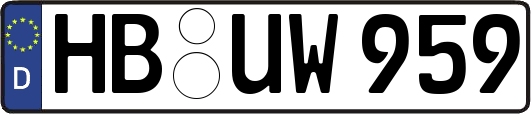HB-UW959