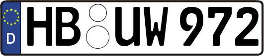 HB-UW972