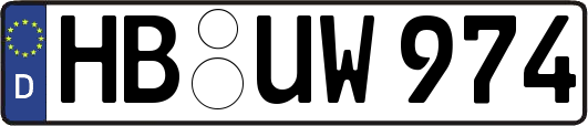 HB-UW974