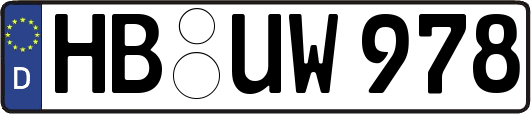 HB-UW978