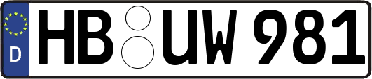 HB-UW981
