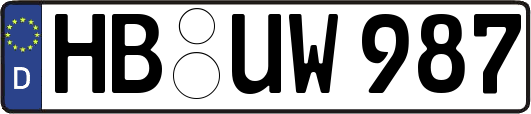 HB-UW987