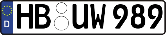 HB-UW989