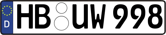 HB-UW998