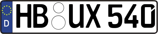 HB-UX540