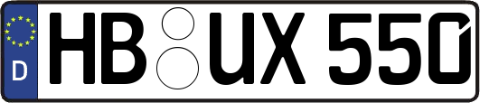 HB-UX550