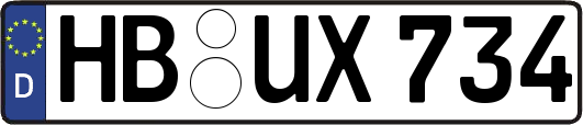 HB-UX734