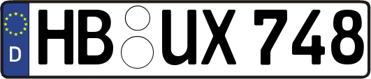 HB-UX748