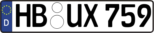 HB-UX759