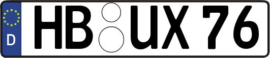 HB-UX76
